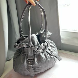 Braided Gray Cauldron Tote Bag